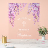 Pink Wisteria Baptism Welcome (Mariage)