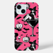 Pink Witch Martini Case-Mate iPhone Case (Achterkant)