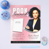 Pink Women's Book Lancering Event Flyer (Enkel)