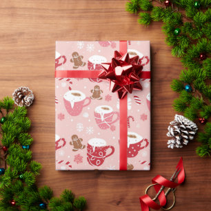 Pink Wonderland: Cacao Cups & Kerstmis Cadeaupapier
