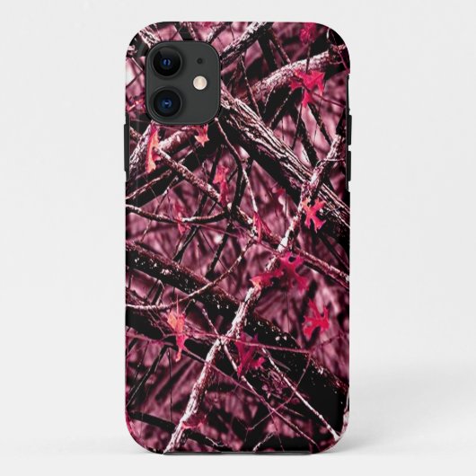 Pink Woodland Camo Case-Mate iPhone Case (Achterkant)