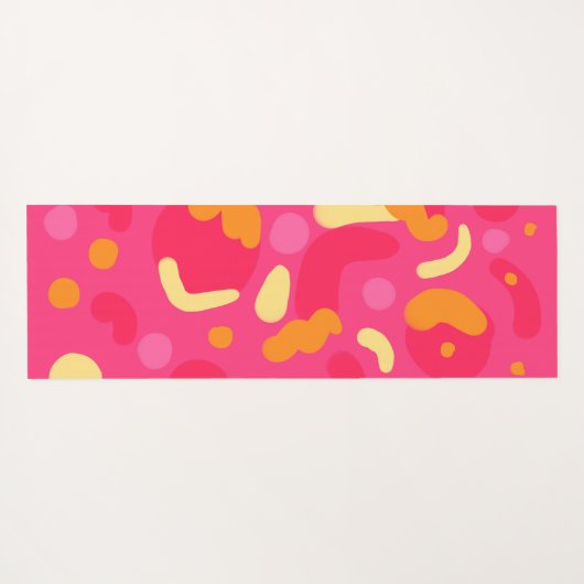 Pink  yogamat (Achterkant (horizontaal))