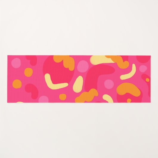 Pink  yogamat (Voorkant (horizontaal))