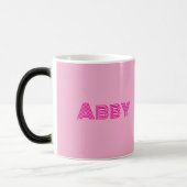 Pink Your Text Morphing Mug (Gauche)