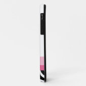 Pink Zebra Imprimer iPhone 5 Casemate Coque (Dos/Gauche)