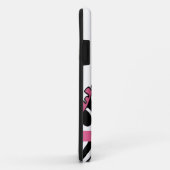 Pink Zebra Imprimer iPhone 5 Casemate Coque (Dos/Droite)