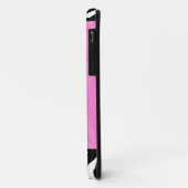 Pink Zebra Stripe tendance iPhone 5 Coque (Dos/Gauche)