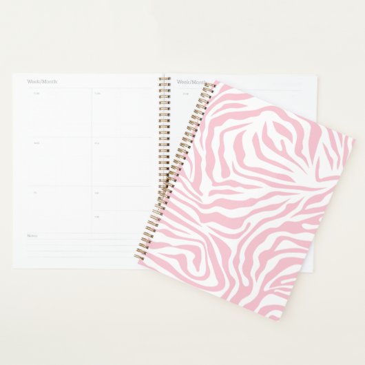 Pink Zebra Stripes Poster de animal sauvage Zebra  (Devant avec enveloppe)
