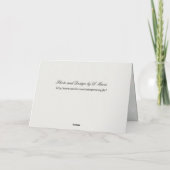 Pink Zinnia - Carte Anniversaire (Dos)