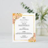 Pinkbloem gouden elegante elegant (Staand voorkant)