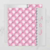  PINKDIAMOND WEDDING INVITATION KAART (Voorkant / Achterkant)