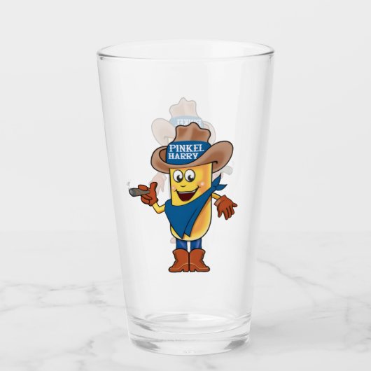 Pinkel Harry Pint Glas (Voorkant)