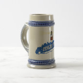 Pinkel Strong Bierpul (Voorkant links)