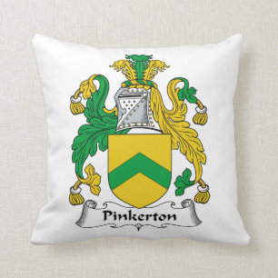 Pinkerton Family Crest Kussen