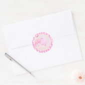 Pinki chik ronde sticker (Envelop)