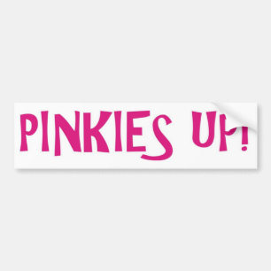PINKIES PINK BUMPERSTICKER