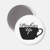 Pinkies Up Tea Magnet (Recto/Verso)