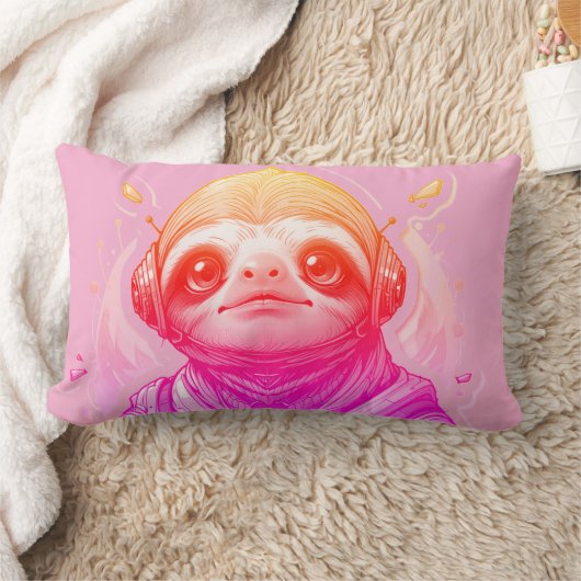 Pinkish Gleams, Cool Streams 33 x 53 Kussen (Deken)