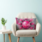 Pinkmas – Neon Holiday Pop Art Kussen (Stoel)