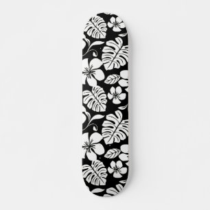 PINKPLUMERIE (ZWART) SKATEBOARD