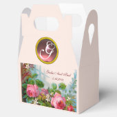 PINKROSES, JASMINEN MET GEM MONOGRAM BEDANKDOOSJES (Geopend)