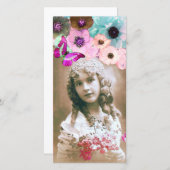 PINKROSSEN, ANEMONEN EN FOTO-TEMPLATE VOOR BUTTERF (Voorkant / Achterkant)