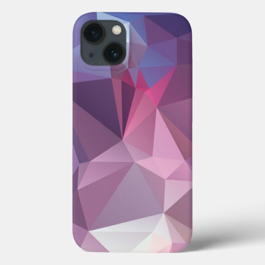 Pinks Blues Abstracte piramide Pattern Art Case-Mate iPhone Case (Achterkant)