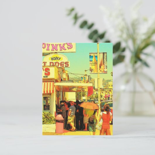 pinks - Briefkaart (Staand voorkant)