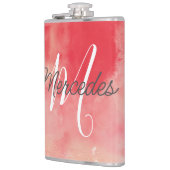 Pinks en Reds Tie Dye iPad Smart Hoesje Heupfles (Links)