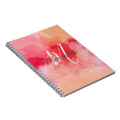 Pinks en Reds Tie Dye iPad Smart Hoesje Notitieboek (Rechterzijde)