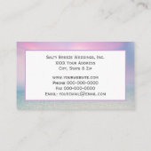 Pinks Ocean Sunset Visitekaartje (Achterkant)