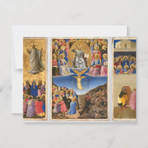 Pinksteren door Fra Angelico Briefkaart