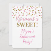 Pinksterpartij met goudglitter Confetti Kaart (Voorkant)