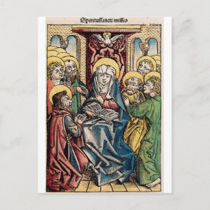 Pinksterscène na Paaszondag Briefkaart