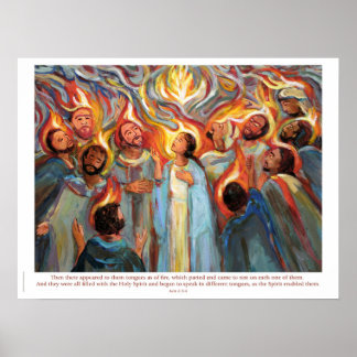 Pinkstertongen van Fire Poster