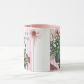 PINKSTRIPEN EN HANDGEDEELTE WATERVERF STROMEN   MOK (Midden)