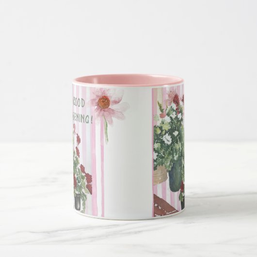 PINKSTRIPEN EN HANDGEDEELTE WATERVERF STROMEN   MOK (Midden)