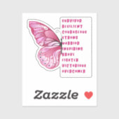 Pinktober borstkankerbewustzijn Sticker (Vel)