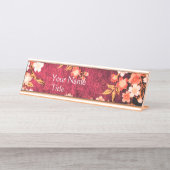 PINKWIT-SPRINGSTROMEN, ANTIEK RODE STROMEN BUREAU NAAMBORDJE (Voorkant)