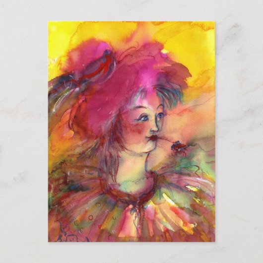 PINKY CLOWN BRIEFKAART (Voorkant)