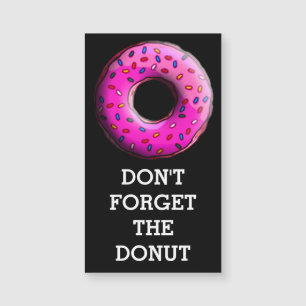 Pinky Donut met kleurrijke sproinkles en jouw idee