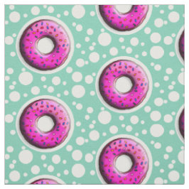 Pinky Donut met kleurrijke sproinkles en jouw idee Stof