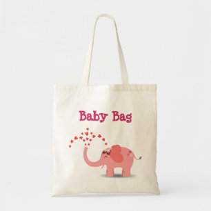 Pinky Elephant Baby Tas