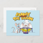 Pinky en Brain | Laboratoriumwetenschap Briefkaart (Voorkant / Achterkant)