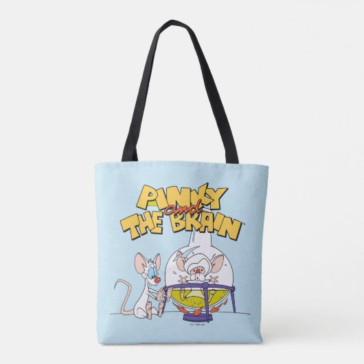 Pinky en Brain | Laboratoriumwetenschap Draagtas (Achterkant)