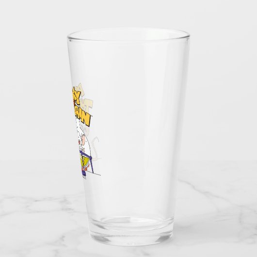 Pinky en Brain | Laboratoriumwetenschap Glas (Links)