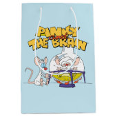 Pinky en Brain | Laboratoriumwetenschap Medium Cadeauzakje (Voorkant)