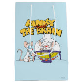 Pinky en Brain | Laboratoriumwetenschap Medium Cadeauzakje (Achterkant)