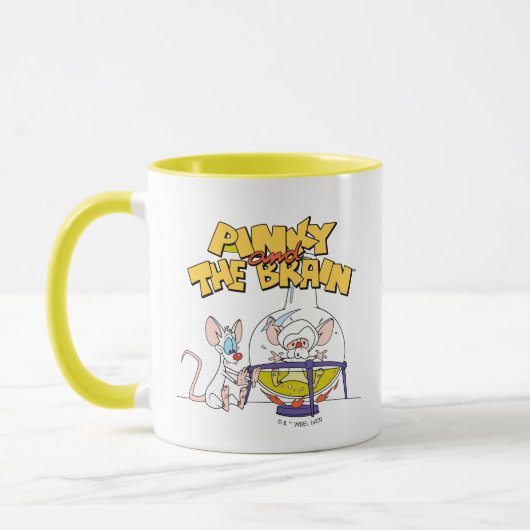 Pinky en Brain | Laboratoriumwetenschap Mok (Links)