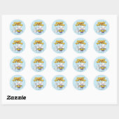 Pinky en Brain | Laboratoriumwetenschap Ronde Sticker (Vel)